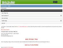 Tablet Screenshot of dichvubaotri.net